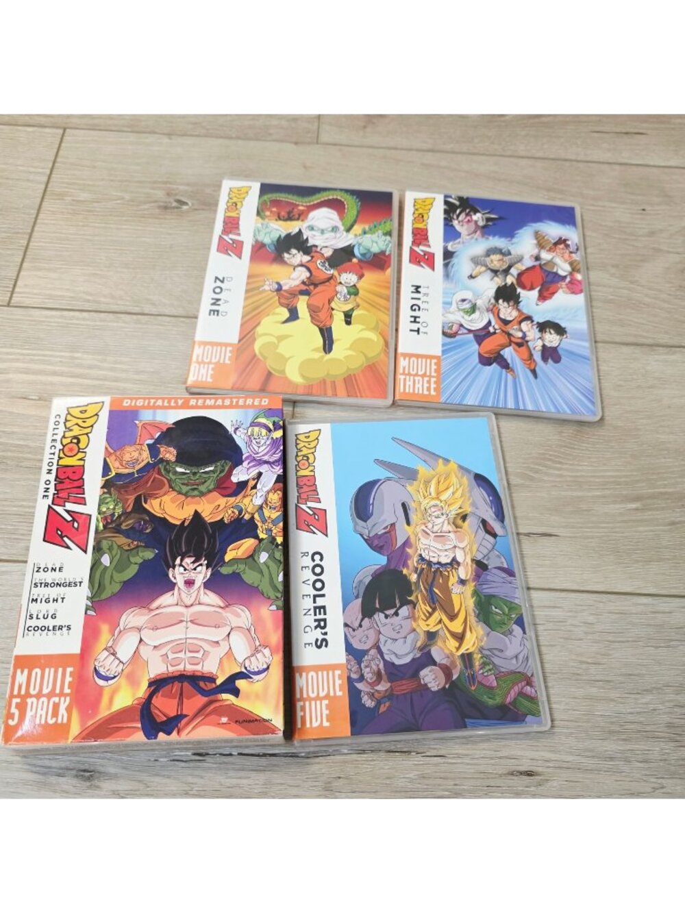 FUNimation Dragon Ball Z Collection One Movie 5 Pack DVD Digitally Remastered PG